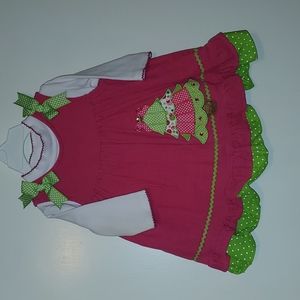 Christmas Corduroy Dress 12 months